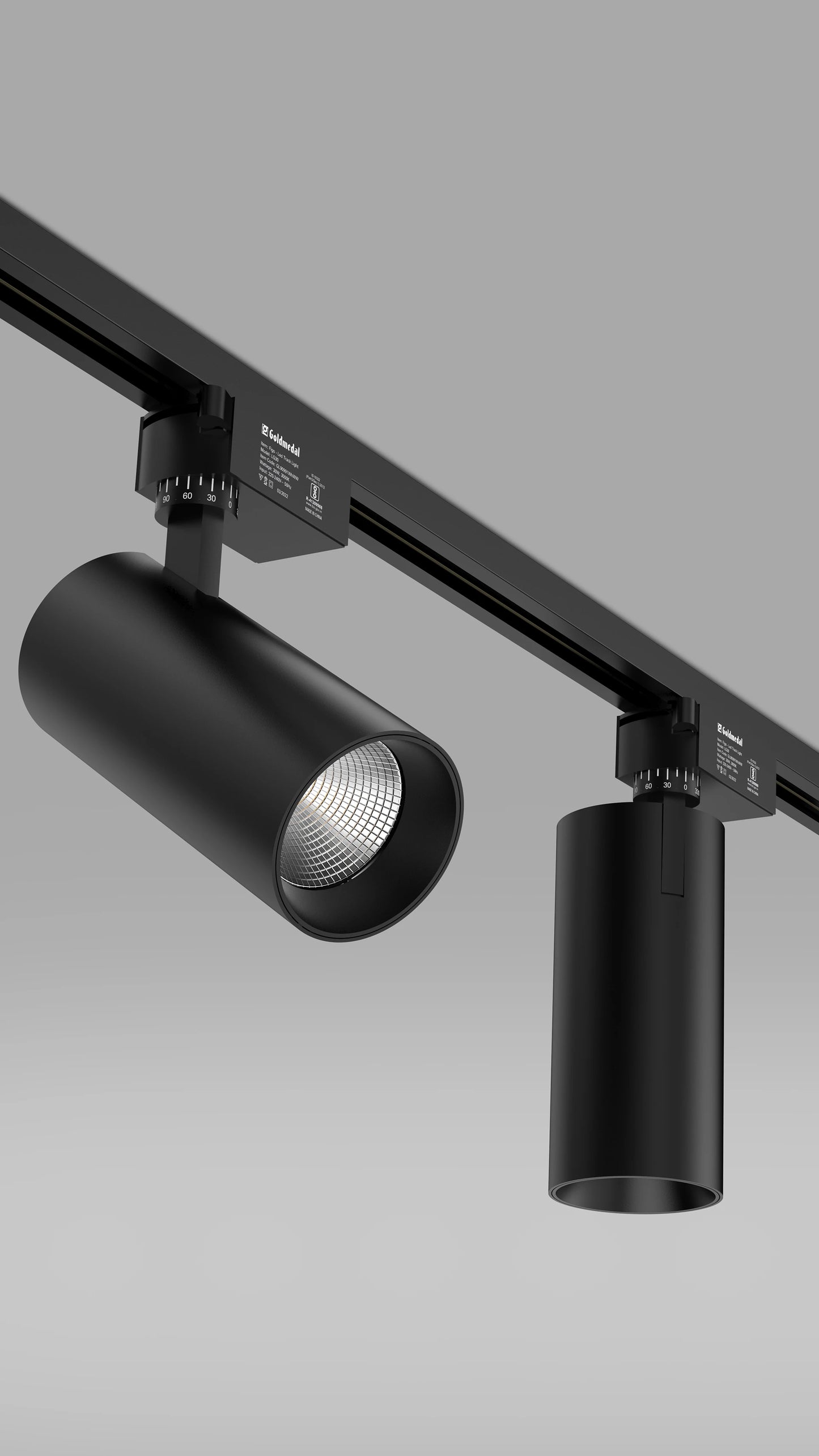 BLACK TRACK LIGHT 20W