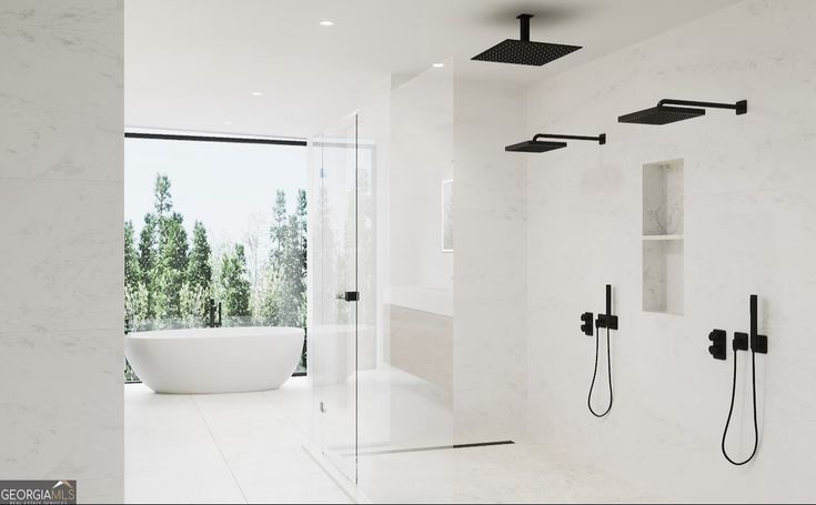 BLACK SHOWER HEAD 9