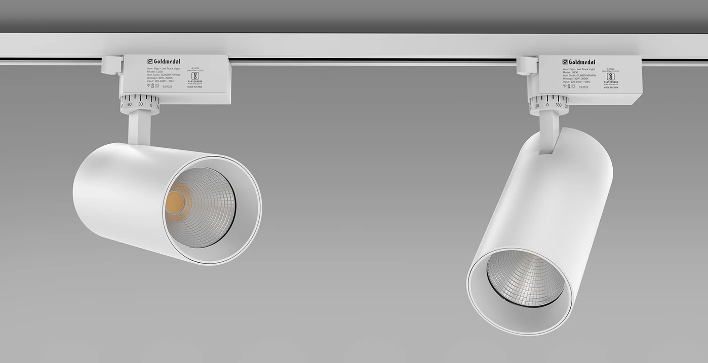WHITE TRACK LIGHT 20W