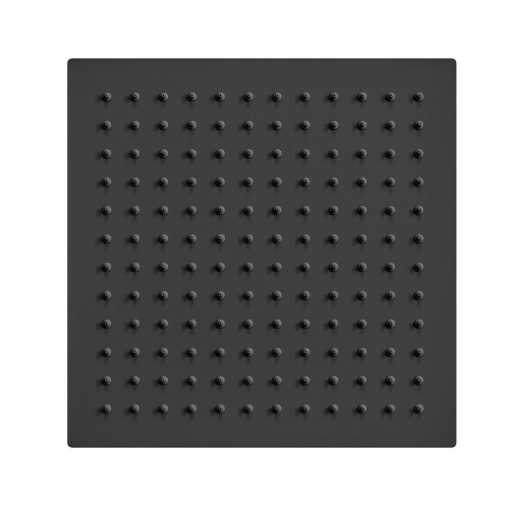 ULTRA SLIM BLACK SHOWER HEAD 10