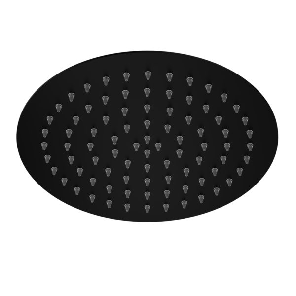 ULTRA SLIM BLACK SHOWER HEAD 10